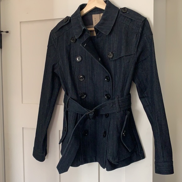Burberry Jackets & Blazers - Burberry Brit Short Denim Trench